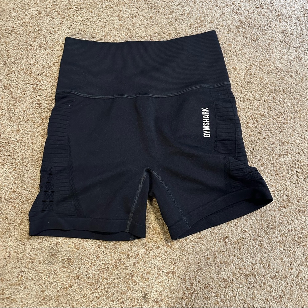 Gymshark Women's Black Athletic Shorts